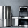 SAMSUNG SET OPEN BOX (N06) FRIDGE + STOVE + MICROWAVE + DISHWASHER (STAINLESS STEEL)