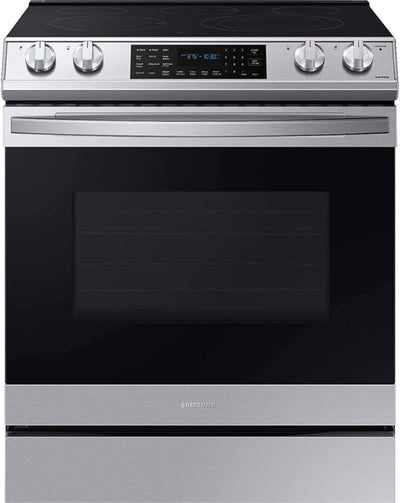 SAMSUNG STOVE (NE63T8511SS/AA) 6.3 cu. ft. Front Control Slide-in  Electric Range with Air Fry & Wi-Fi