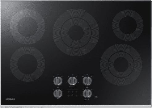 SAMSUNG COOKTOP  (NZ30K6330RS/AA) 30" Electric Cooktop with 5 Radiant  Heating Elements