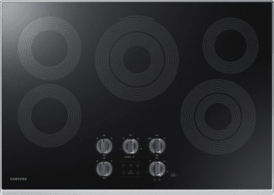 SAMSUNG COOKTOP  (NZ30K6330RS/AA) 30" Electric Cooktop with 5 Radiant  Heating Elements