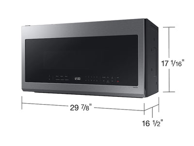 SAMSUNG MICROWAVE (ME21DG6300SRAA) 2.1 cu. ft. Over-the-Range Microwave with Wi-Fi in Fingerprint Resistant Stainless Steel