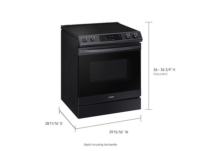 SAMSUNG STOVE (NE63T8511SG/AA ) - 6.3 cu. ft. Front Control Slide-in  Electric Range with Air Fry & Wi-Fi