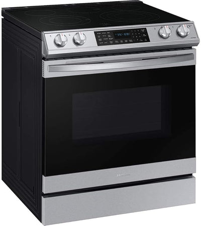 SAMSUNG STOVE (NE63T8511SS/AA) 6.3 cu. ft. Front Control Slide-in  Electric Range with Air Fry & Wi-Fi