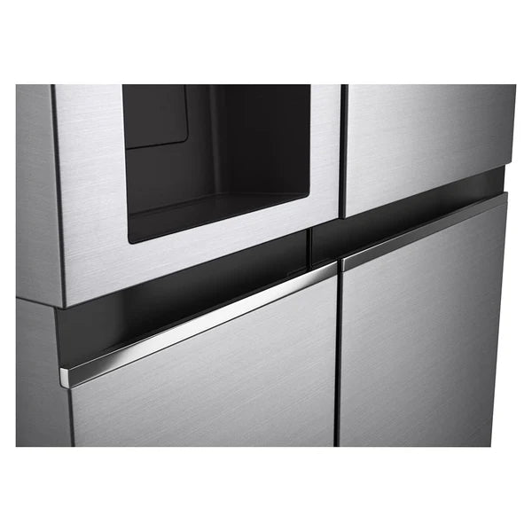 LG FRIDGE (GS75SPP) Refrigerator Side by Side 28.7pᶟ (Gross) /  27.2pᶟ(Net) GS75SPP DoorCooling⁺™  Compresor Smart Inverter