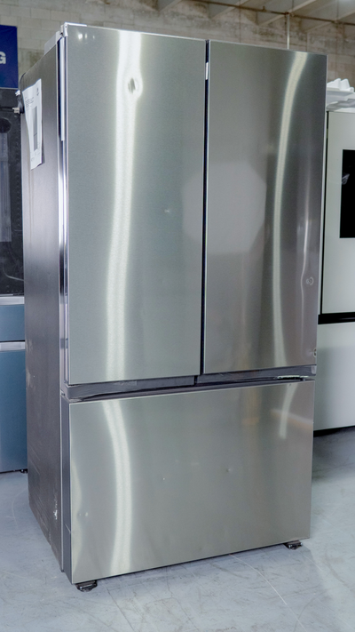 SAMSUNG FRIDGE OPEN BOX
(RF24BB6600QL) Bespoke Counter Depth 3-Door French Door Refrigerator (24 cu. ft.) with Beverage Center™