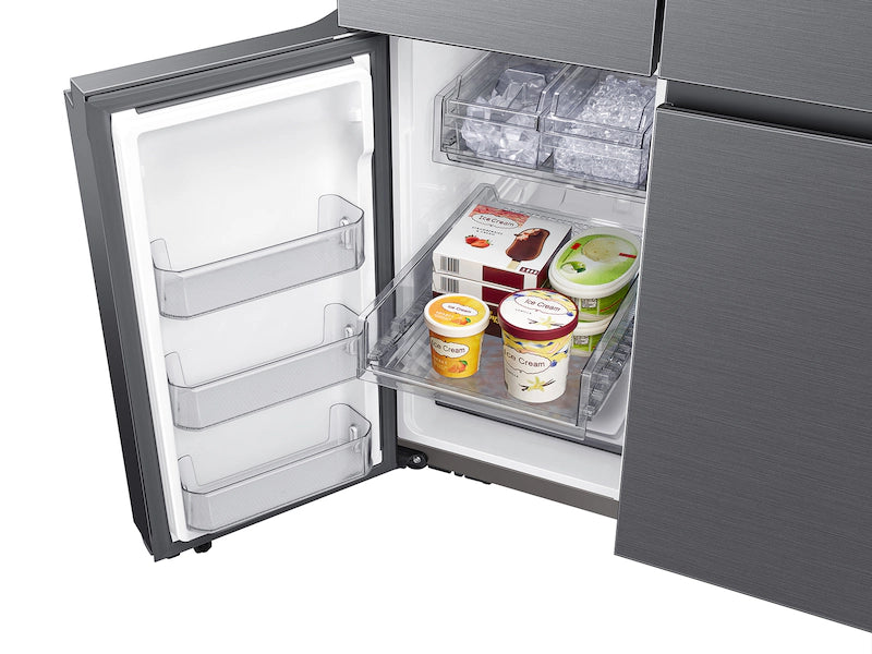 SAMSUNG FRIDGE (RF29A9671SG) 29 cu. ft. Smart 4-Door Flex™ Beverage Center and  Dual Ice Maker in Black Stainless Steel