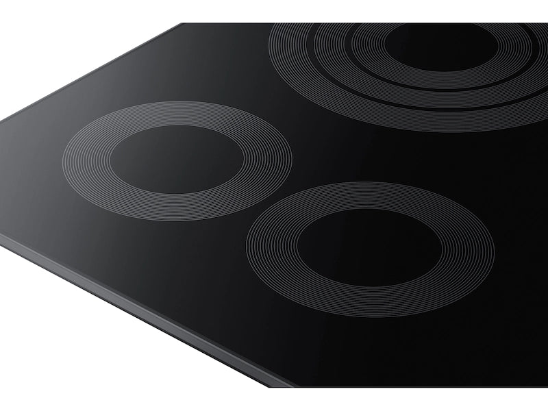 SAMSUNG COOKTOP (NZ36K6430RG) 36" Smart Electric Cooktop in Black Stainless Steel