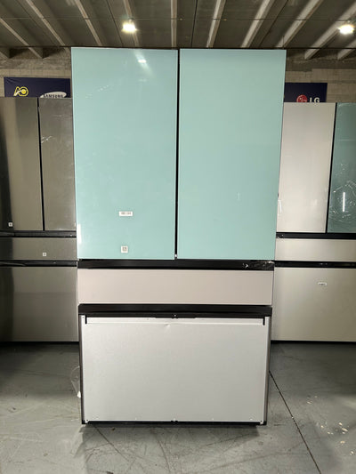 SAMSUNG FRIDGE OPEN BOX (RF23BB8600AP) Bespoke Counter Depth 4-Door French Door Refrigerator (23 cu. ft.) with Beverage Center™ (Custom Panel Ready)