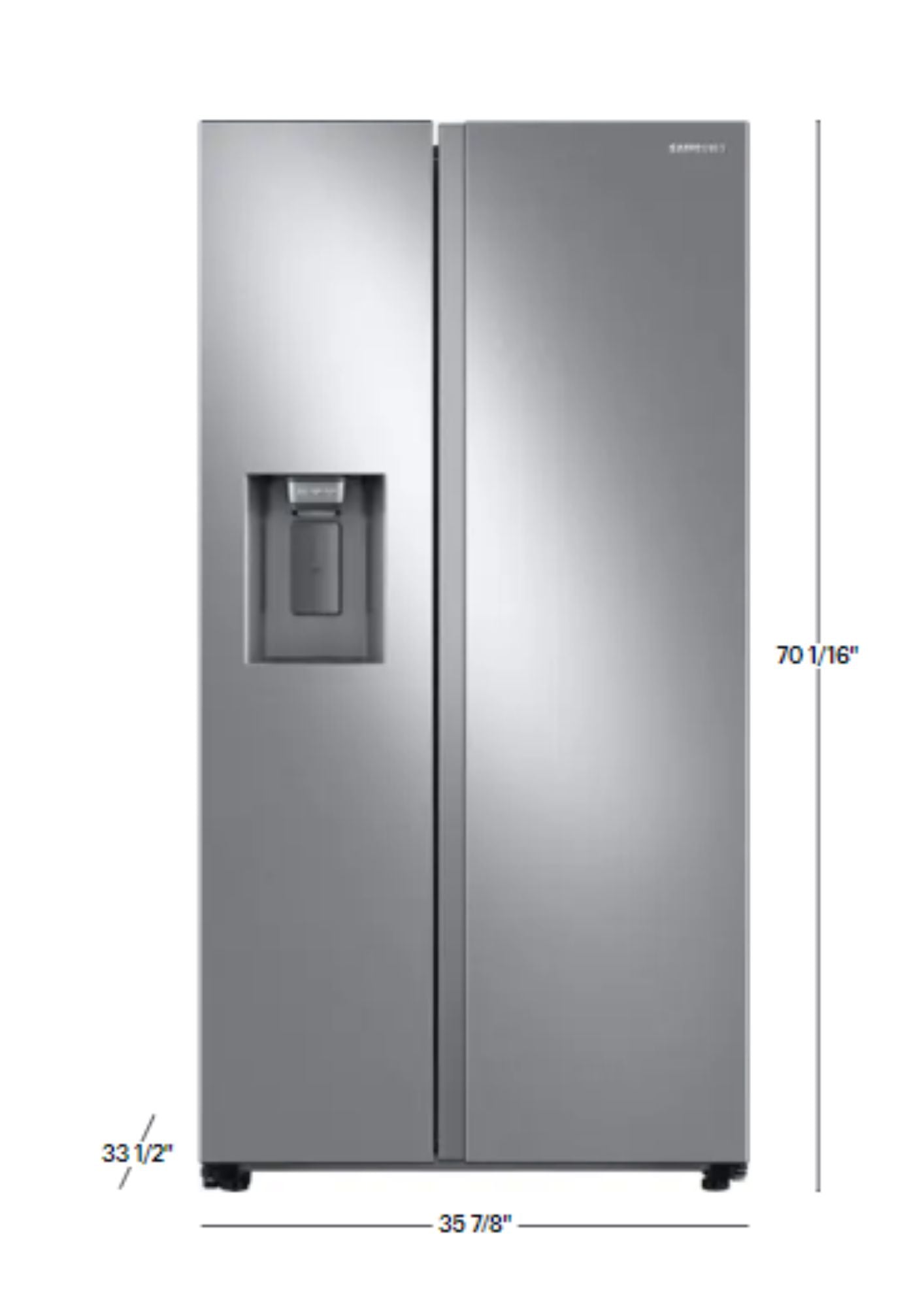 SAMSUNG FRIDGE (RS27T5200SR) 27.4 cu. ft. Large Capacity Side-By-Side Refrigerator BRAND NEW Stainless Steel